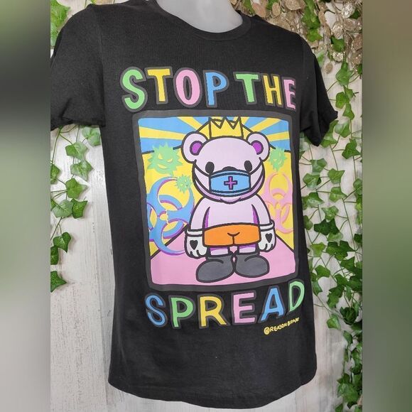 NWT Reason Brand Stop The Spread Shirt - Picture 4 of 7
